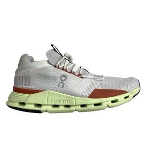 On Cloud Shoes Cloudnova Womens White Limelight 9.5